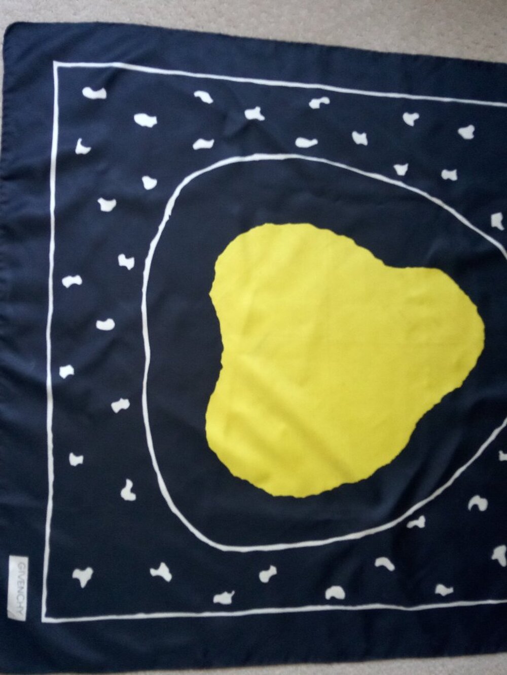 100 percent silk Givenchy  designer scarf